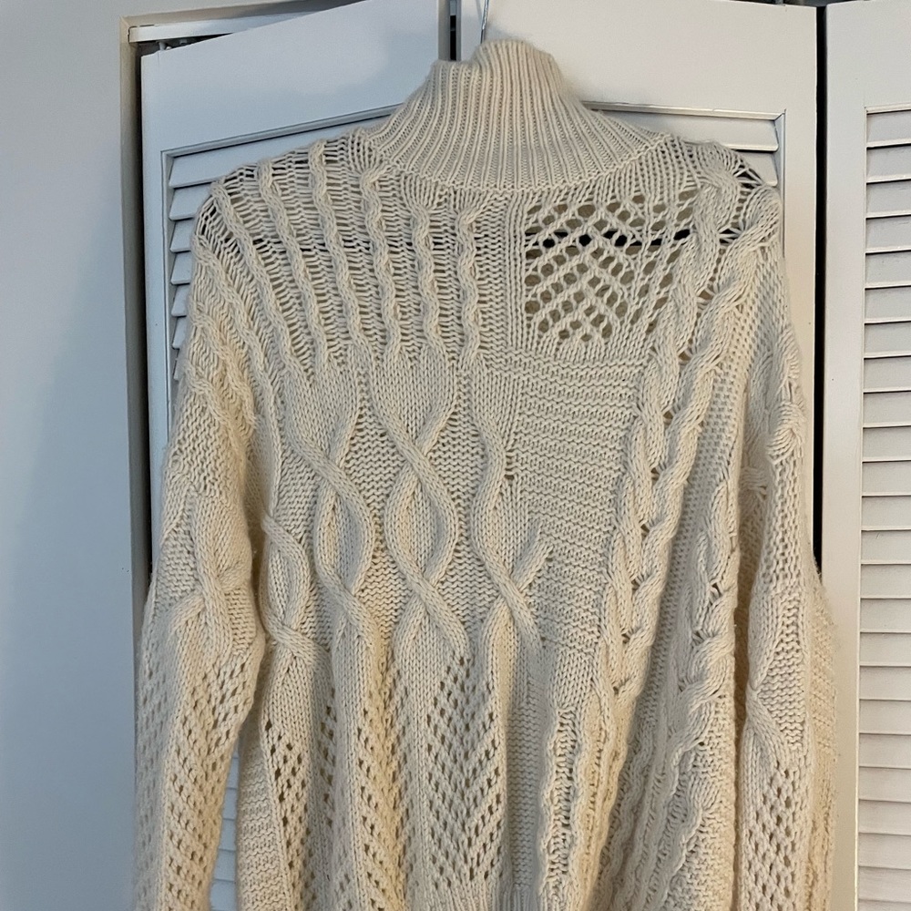 Athleta wool knit sweater
